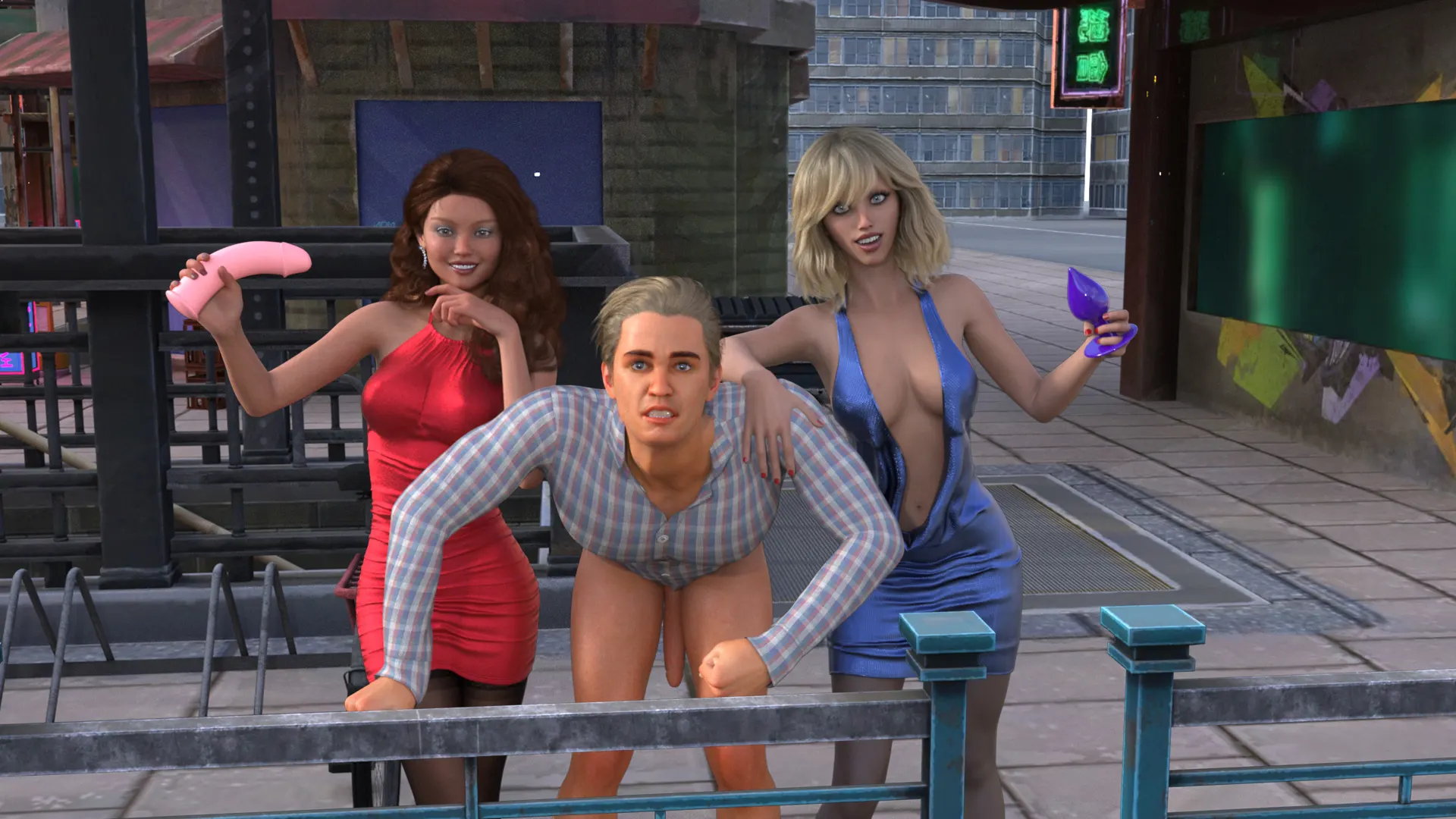 City of Broken Dreams: A Femdom Superhero Game screenshot 11