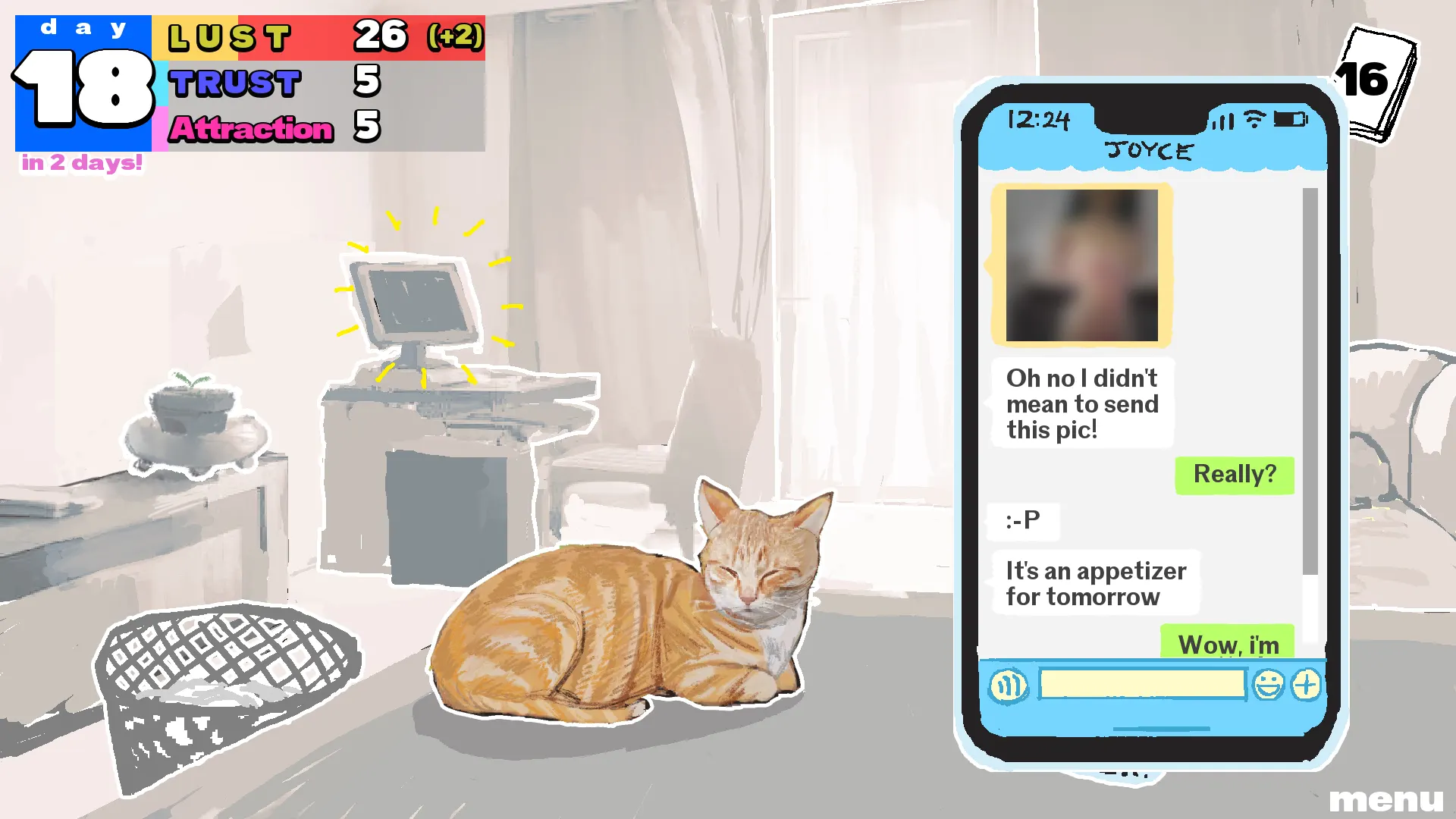 Dating Joyce: a Deckbuilding Game screenshot 7
